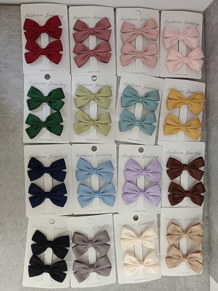 2 Pezzi Nuovi Graziosi Fermagli per Capelli a Fiocco, Accessori Estivi per Bambine, Mollette per Capelli da Bambina, Regali