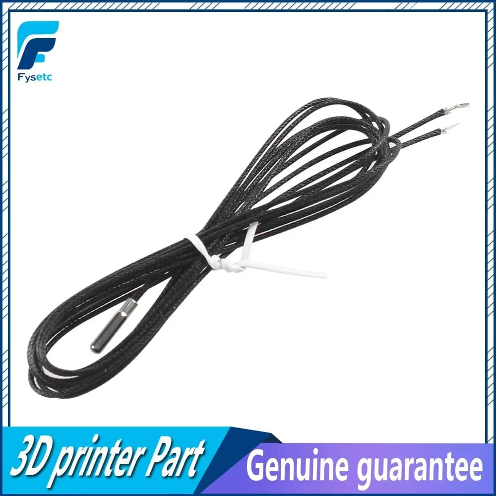 PT1000 3mm * 15mm Up to 450 degrees RTD 1m Platinum thermal resistance sensor for 3D printer Volcano / V6 heater block
