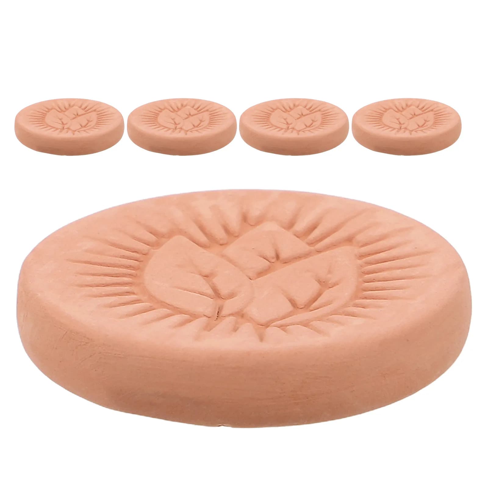5 Pezzi Umidificatori per Sigari in Argilla a Forma di Biscotto, Dispositivi di Umidificazione per Armadietti, in Ceramica