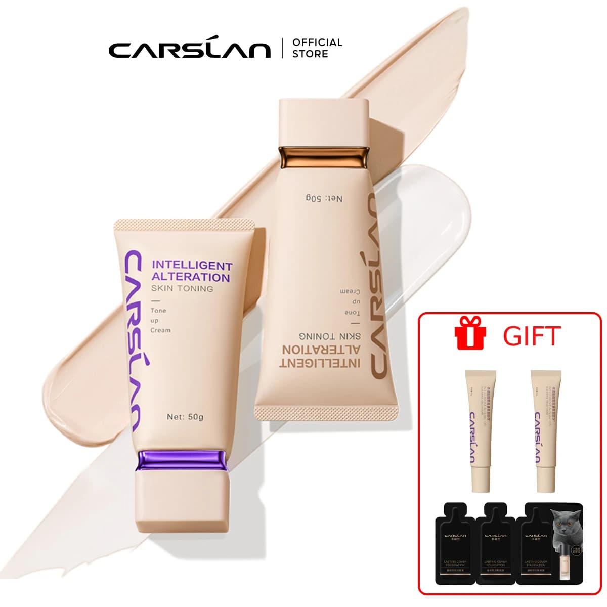 CARSLAN Intelligent extension Skin tonificante tonificante crema schiarente naturale viso corpo pelle idratante idratante Primer viso