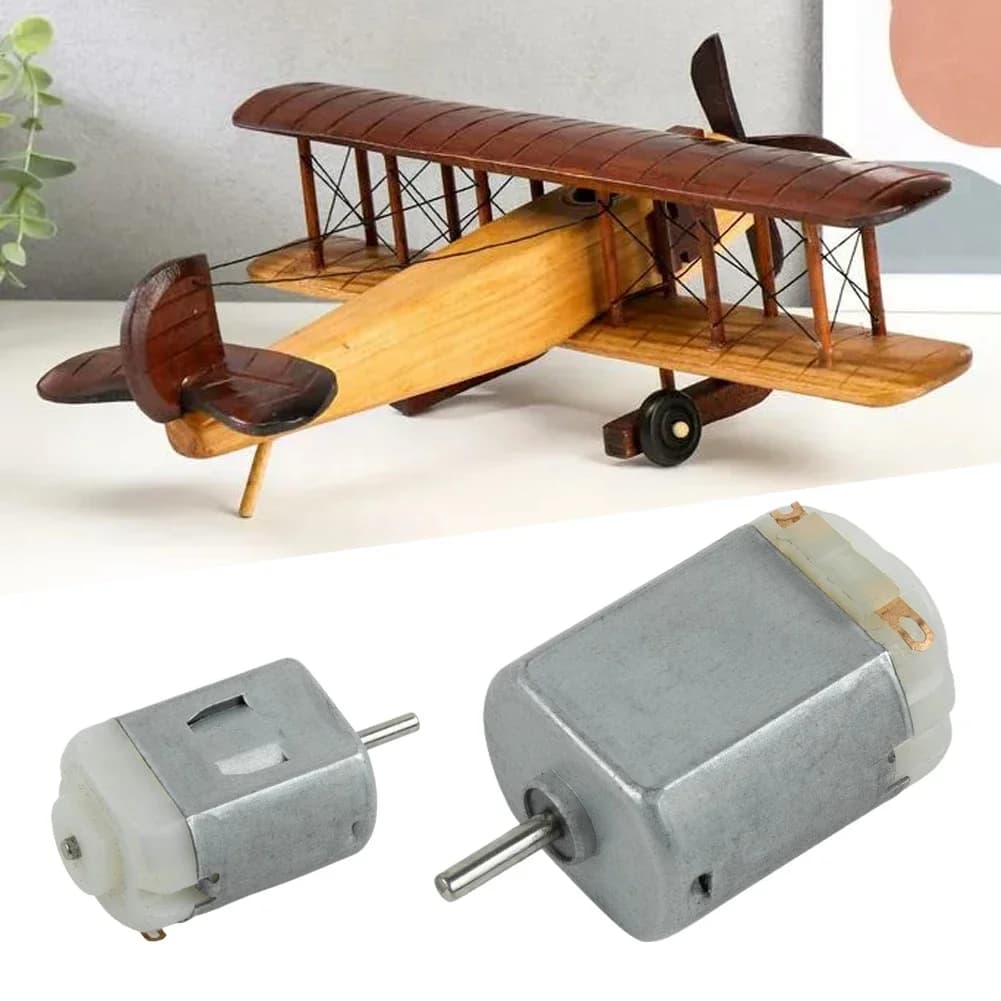 Three 3-5V DC 130 motors for DIY car, small fans, electrical brushes, hairdryer and various small electrical tools