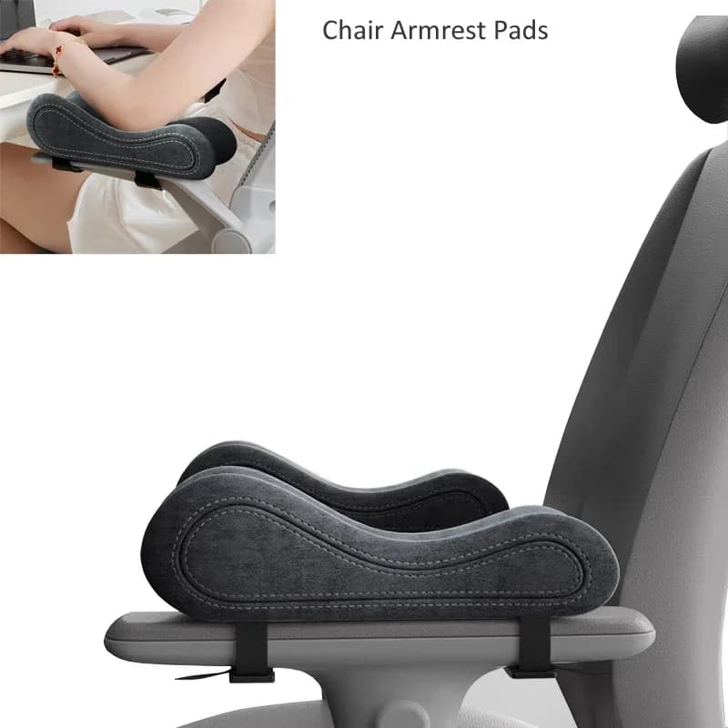 Cuscini per Braccioli in Memory Foam per Sedie da Ufficio, Cuscini per Braccioli per Sedie da Gaming, Supporti per Gomiti e Braccia per Sedie da Casa e Ufficio