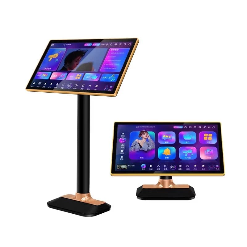 21.5 inch touch screen 500G karaoke machine - three-in-one set