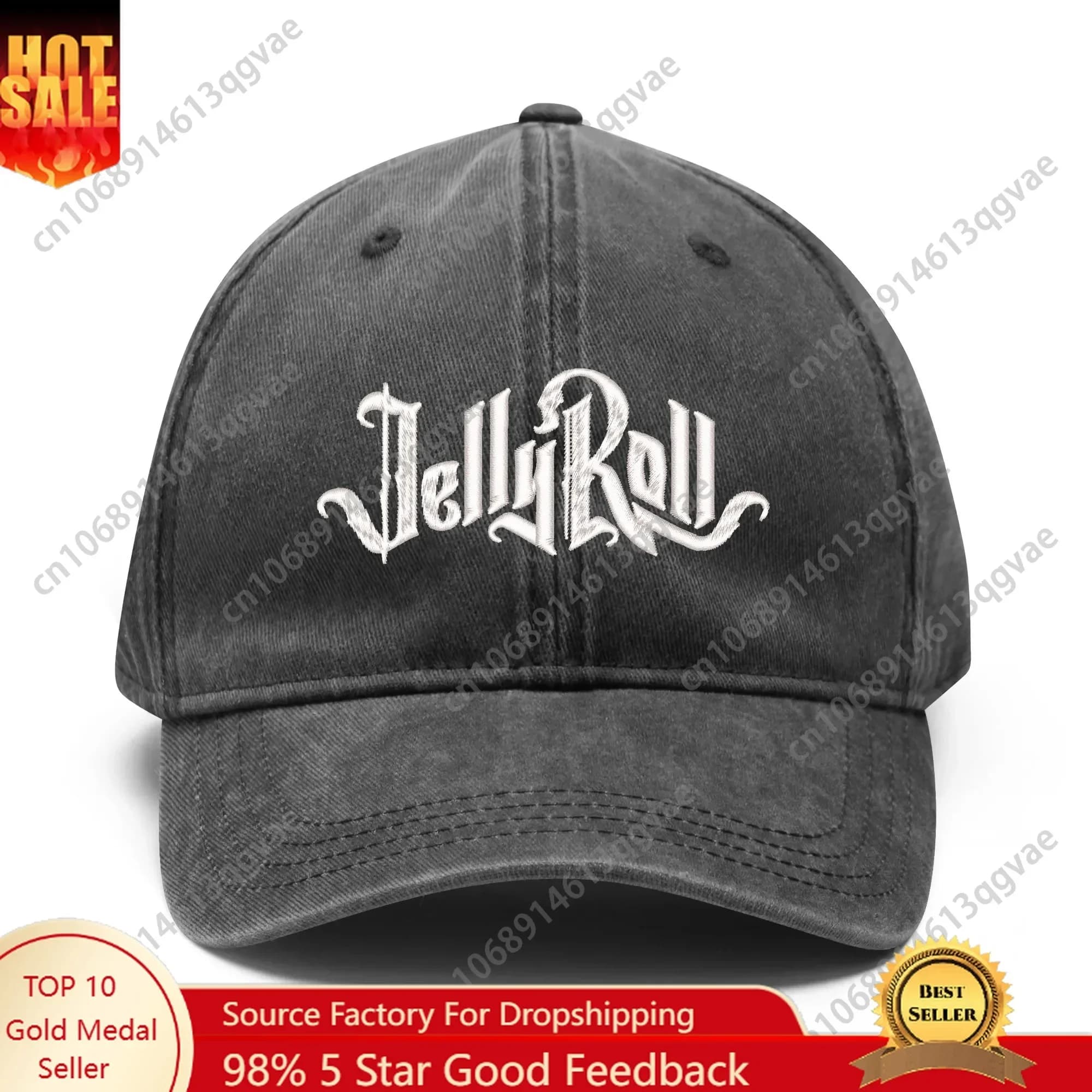 Jelly Singer Roll Music Reaper7man Embroidery Hats Mens Womens Sports Baseball Hat Custom Personalized Text Cowboy Trucker Cap