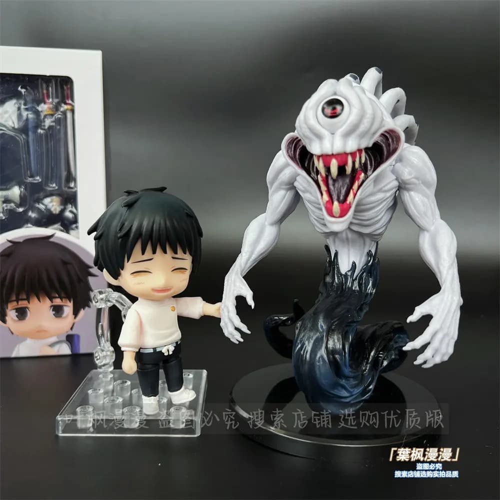 Statuette Anime Jujutsu Kaisen: Okkotsu Yuta/Orimoto Rika/Itadori Yuji, Modelli d'Azione in PVC, Ornamenti da Scrivania, Giocattoli da Collezione