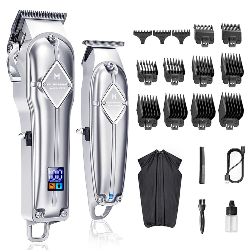 Men's Limural Haircuts Professional Haircut Trimmer Kit for Bearing Barbieri Haircutting Kit with T Blade for Wireless Closed Cutting