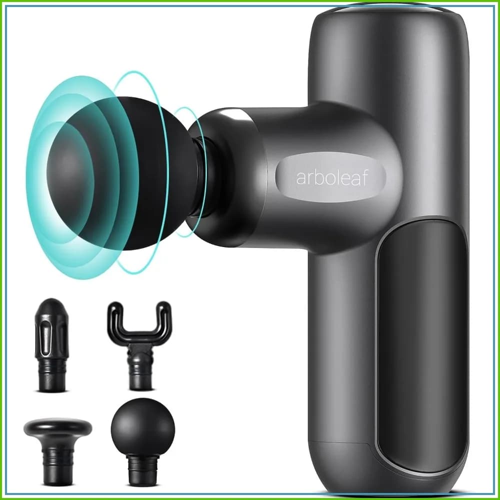 Mini Massage Gun Deep Tissue, Portable Percussion Massager for Back Pain Relief, Quiet Travel Size, Gifts for Women Men