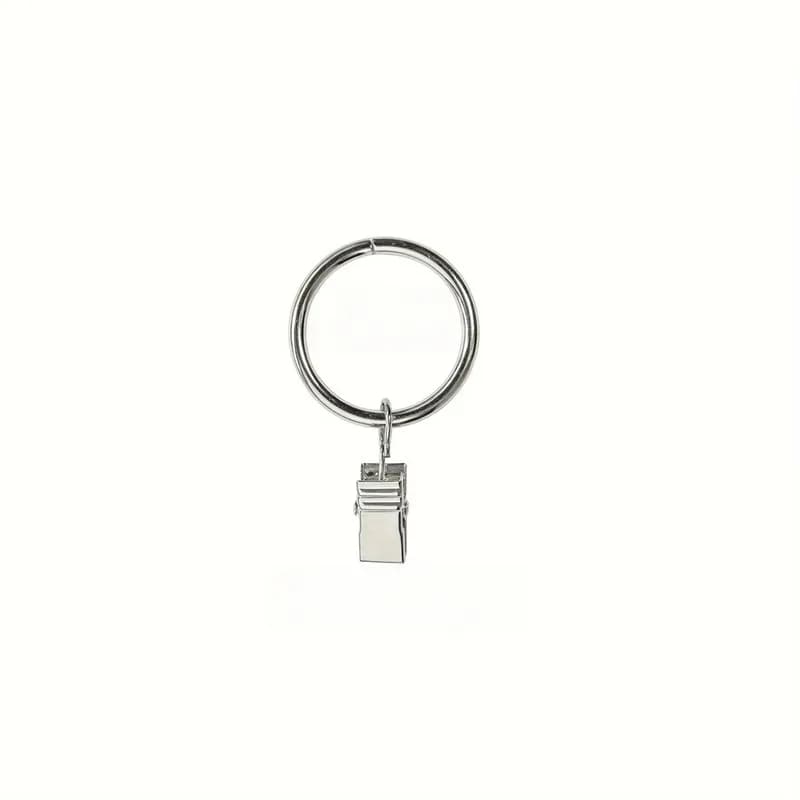 27 pcs 32mm Drapery Ring Clips, Strong Clip Grip and Rust Resistant Finish, ideal for Living Room Drapery