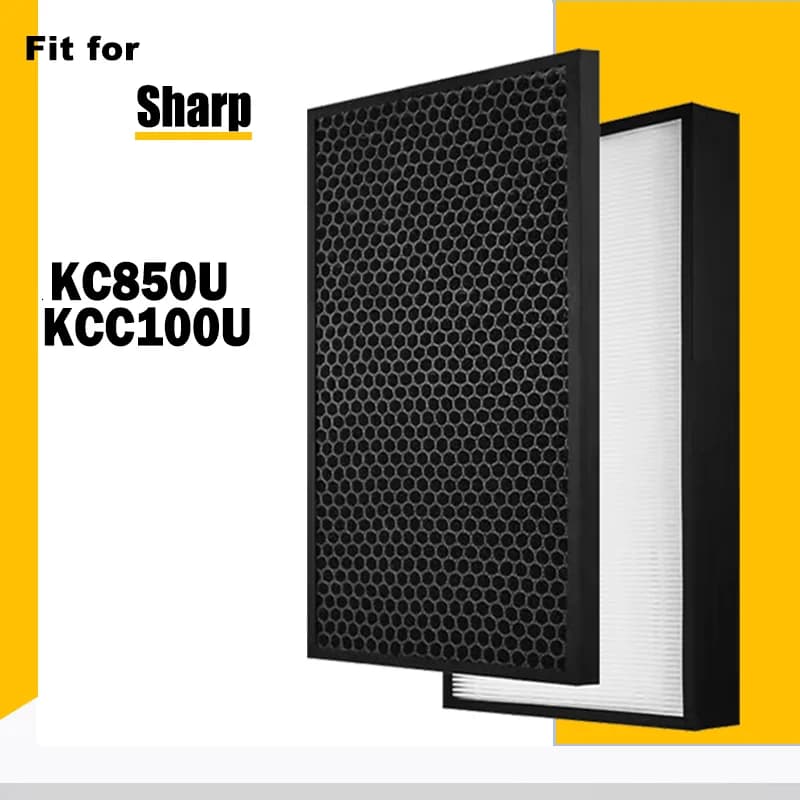 Sostituzione vero filtro deodorante HEPA FZ-C100HFU FZ-C100DFU per purificatore d'aria Sharp KC850U e KCC100U