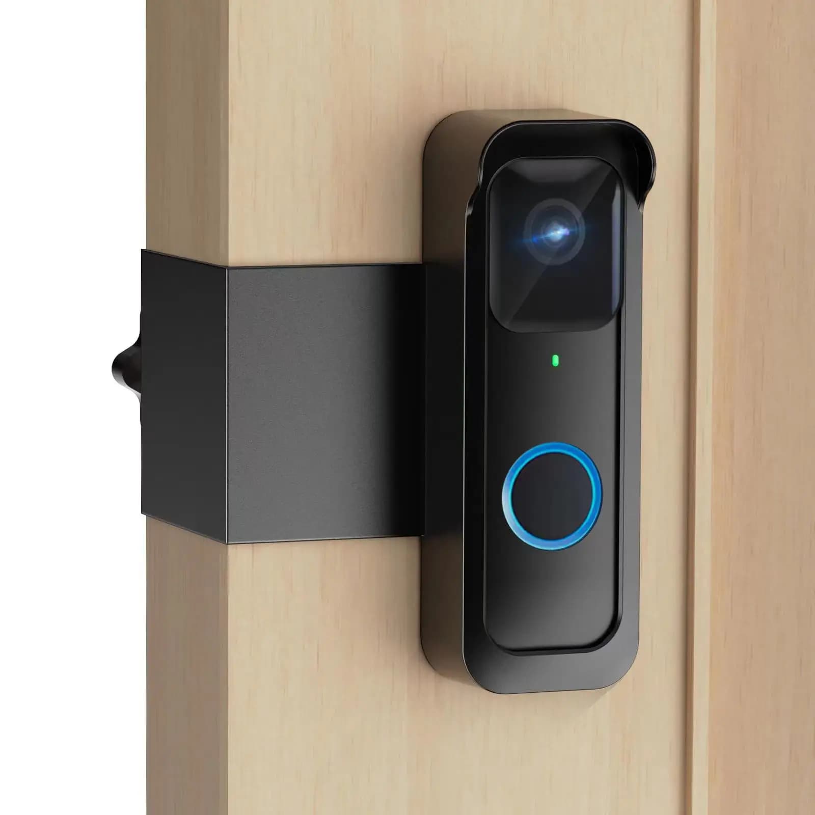 Doorbell Stand Anti-Theft Doorbell Mount Compatible with Blink Video Doorbell Password lock bracket Punch Free Doorbell Mounting