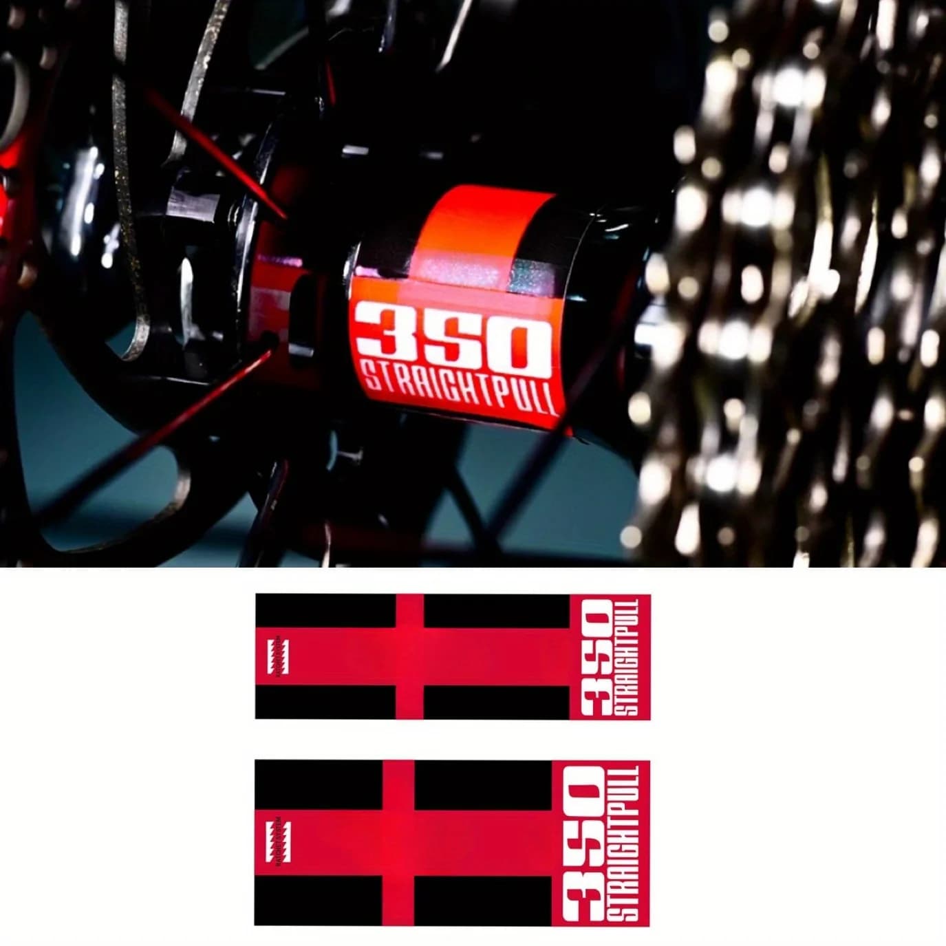 Adesivo per mozzo ruota bici, impermeabile, in vinile, multicolore, decorazione sportiva da corsa per bicicletta MTB e bici da strada