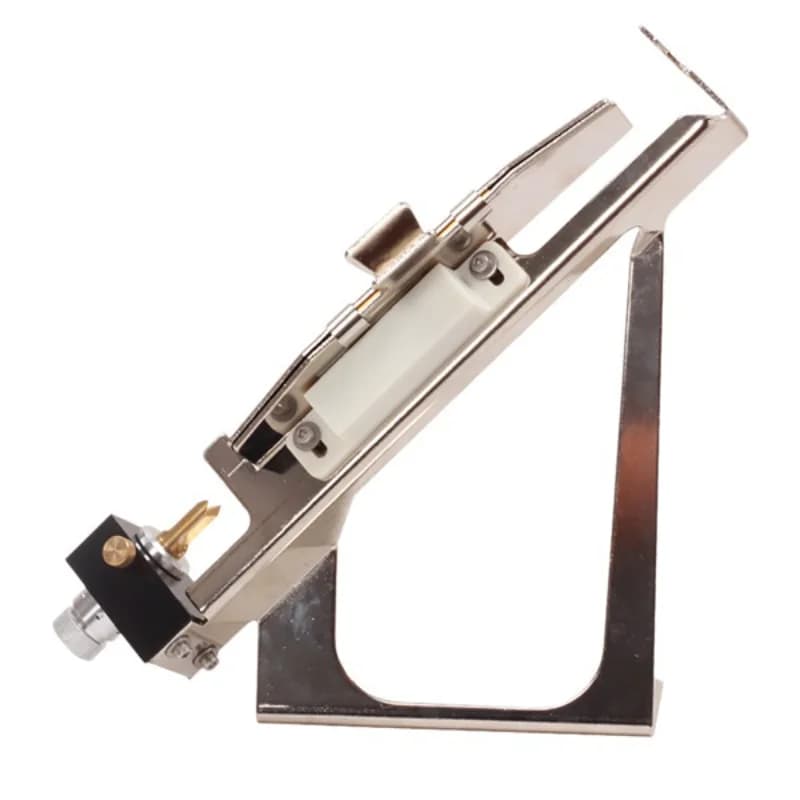 Metallo d'argento Freccia Fletching Jig 25*20.5*7 cm FAI DA TE Freccia Albero Piuma Incollaggio Strumento Assistente per Attrezzature Per Tiro Con L'arco Che Fanno Riparazione