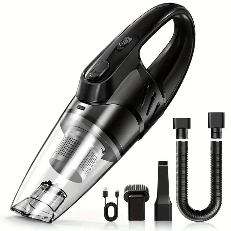 Car Vacuum Cleaner,Super Strong Suction Power Handheld Vacuum Cleaner, 2000Mah,Suitable for Car Interior,Home And Pet Cleaning
