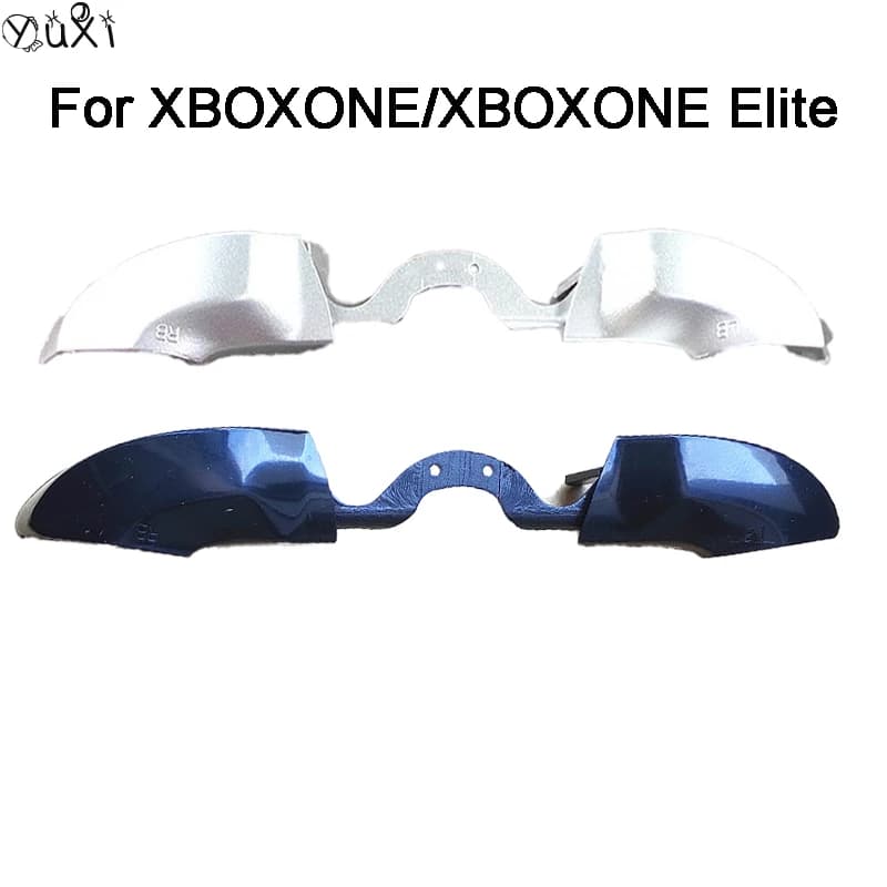 YuXi 1 pz per Xbox One/Elite Controller LB RB paraurti argento On/Off pulsanti barra centrale trigger paraurti Mod Kit supporto barra centrale