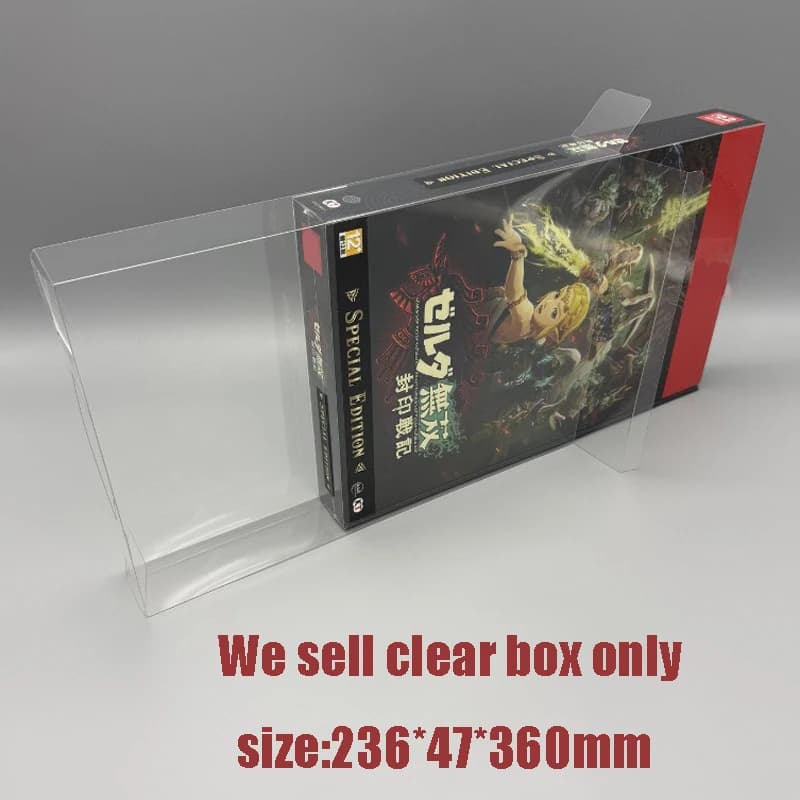 Per Switch 2 NS2 Zelda Hyrule Warriors: Age of Calamity Edizione Limitata Custodia Protettiva Trasparente Antipolvere da Collezione