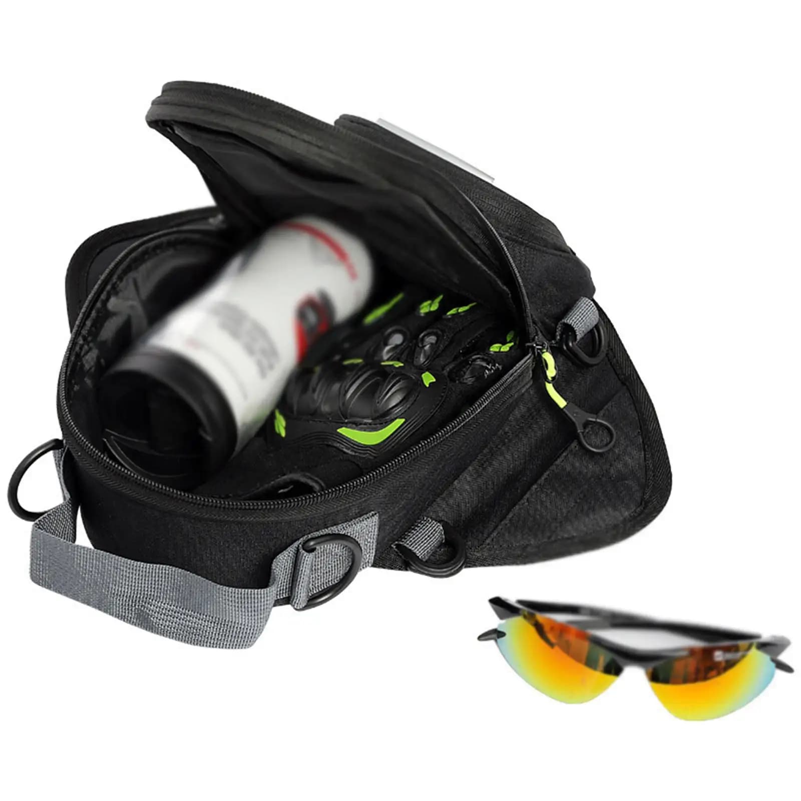 Borsa da Serbatoio per Moto, Resistente ai Graffi, Leggera, per Viaggi, Pendolarismo, Campeggio e Ciclismo