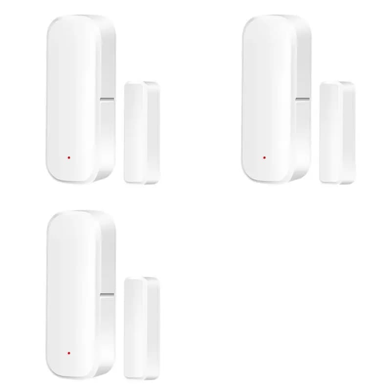 【GADGET DIGITALE】3X Sensore per Porta e Finestra Zigbee, Rilevatore di Apertura Porta Tuya, Sensore Allarme Porta Intelligente Wireless