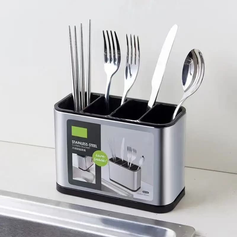New kitchen for domestic use stainless steel wands crockery multifunctional discharge storage box spoon cage for wands
