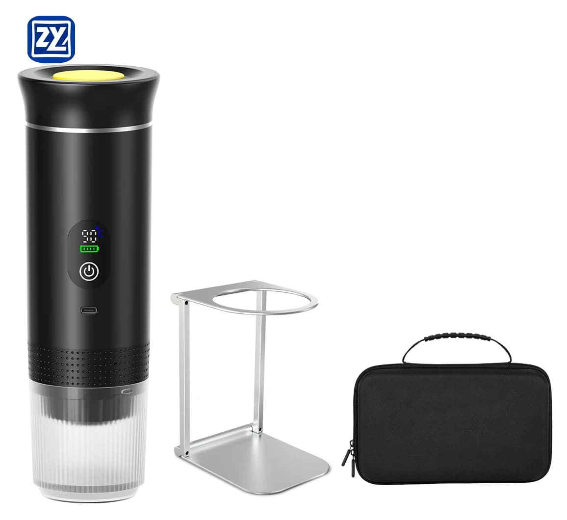 JN-02 Pro2.0 3-in-1 Portable Espresso Machine USB Rechargeable with Self Heating for Household Car Hotel and Outdoor Use