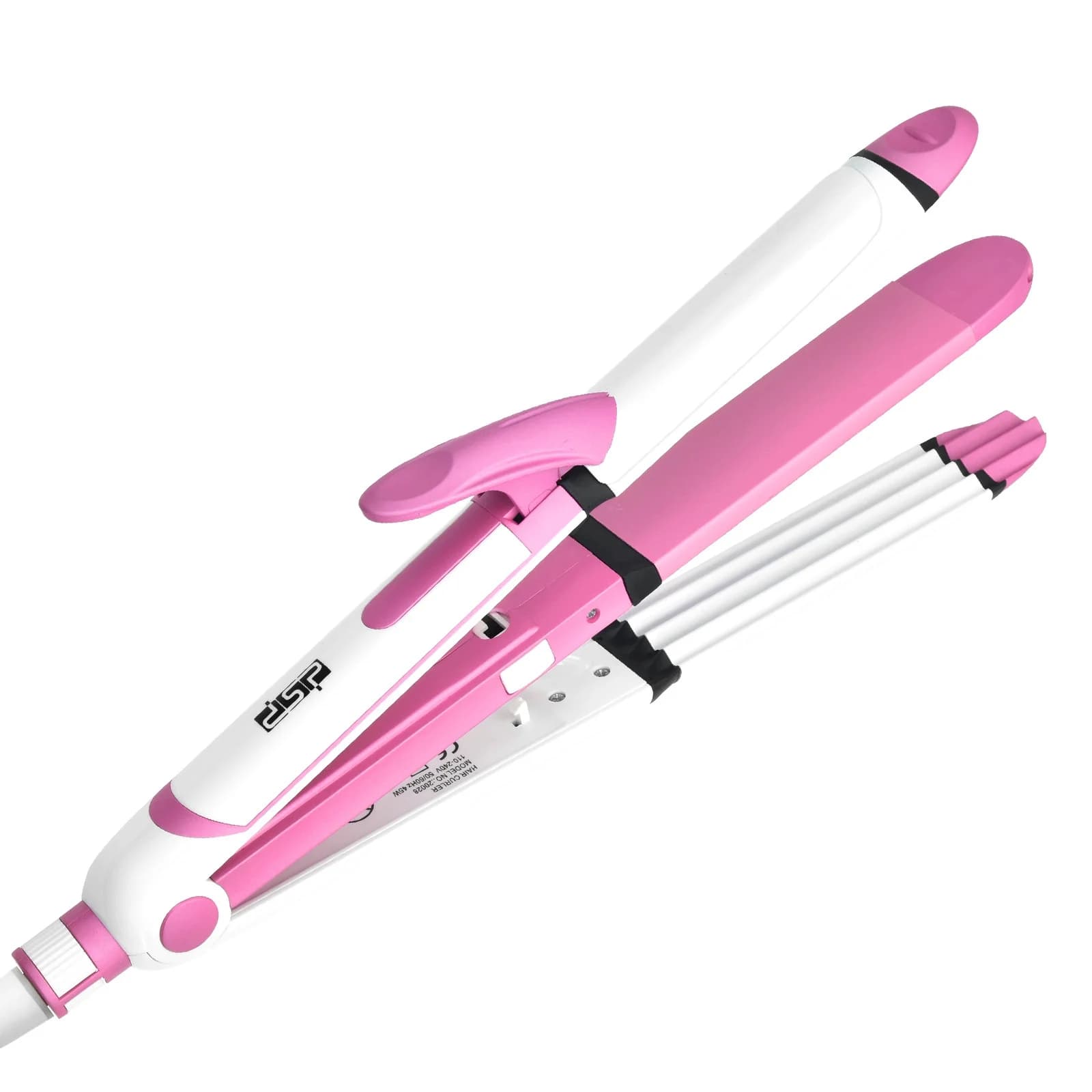 Bigodino for hair Plate for multifunctional hair three in one Frangia Hair straight curly Soffici for hair without damage