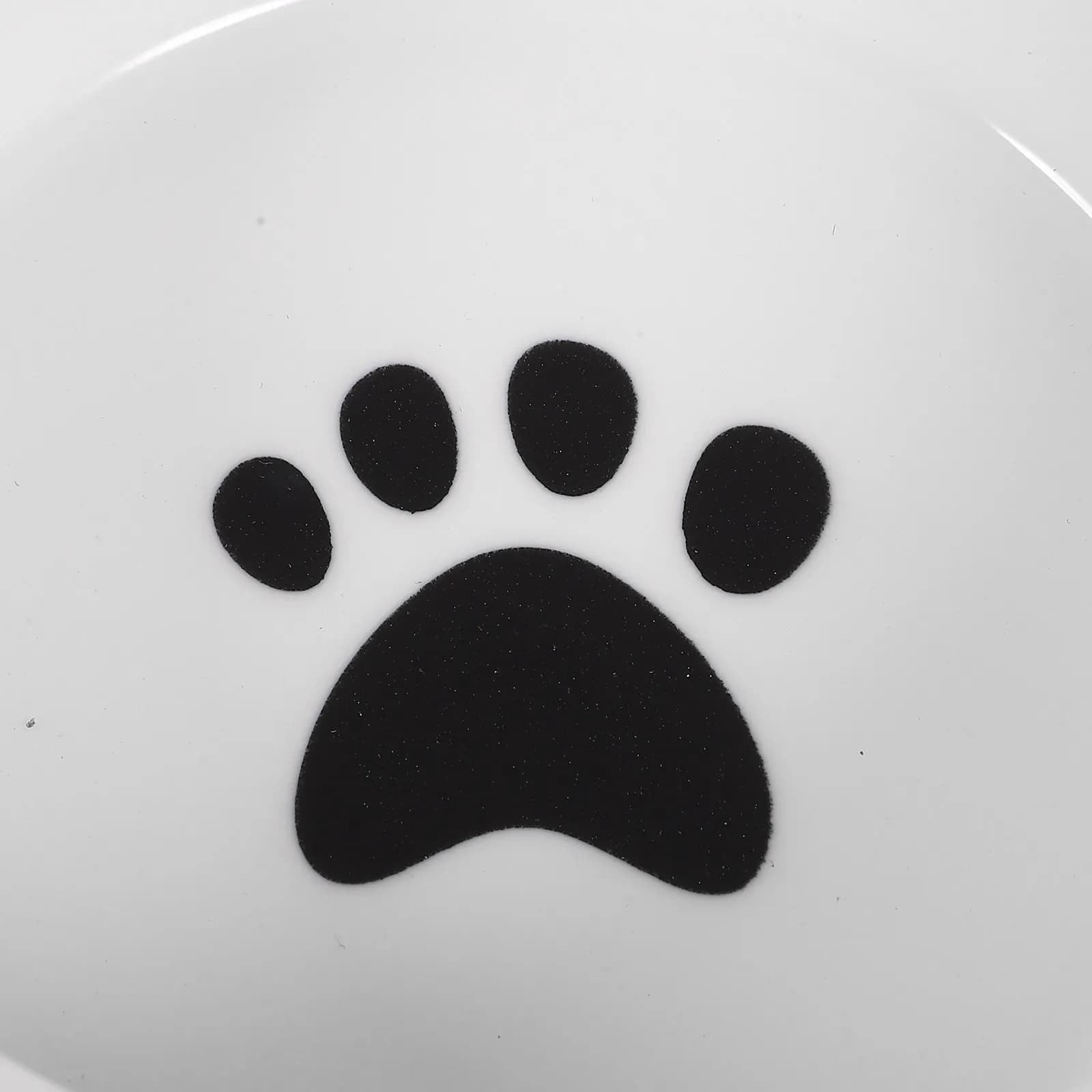 Ceramic Pet Bowl Plain Color Moderate Capacity Dog Cat Feeding Holder Stable Base Indoor Puppy Feeder Water Food Container