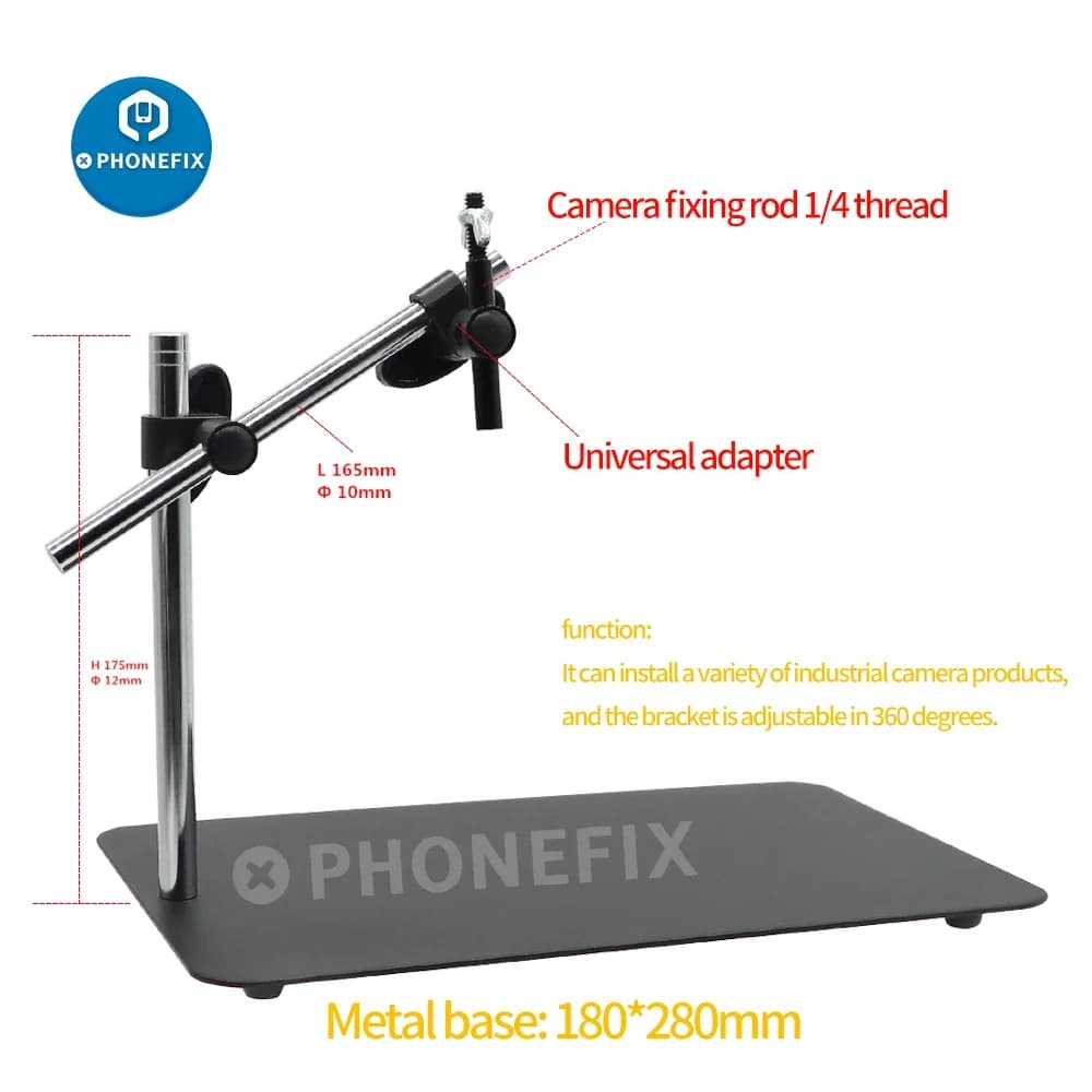 Articulated arm Pillar clamp Camera bracket Base for webcam support Industrial microscope support Digital camera support tool