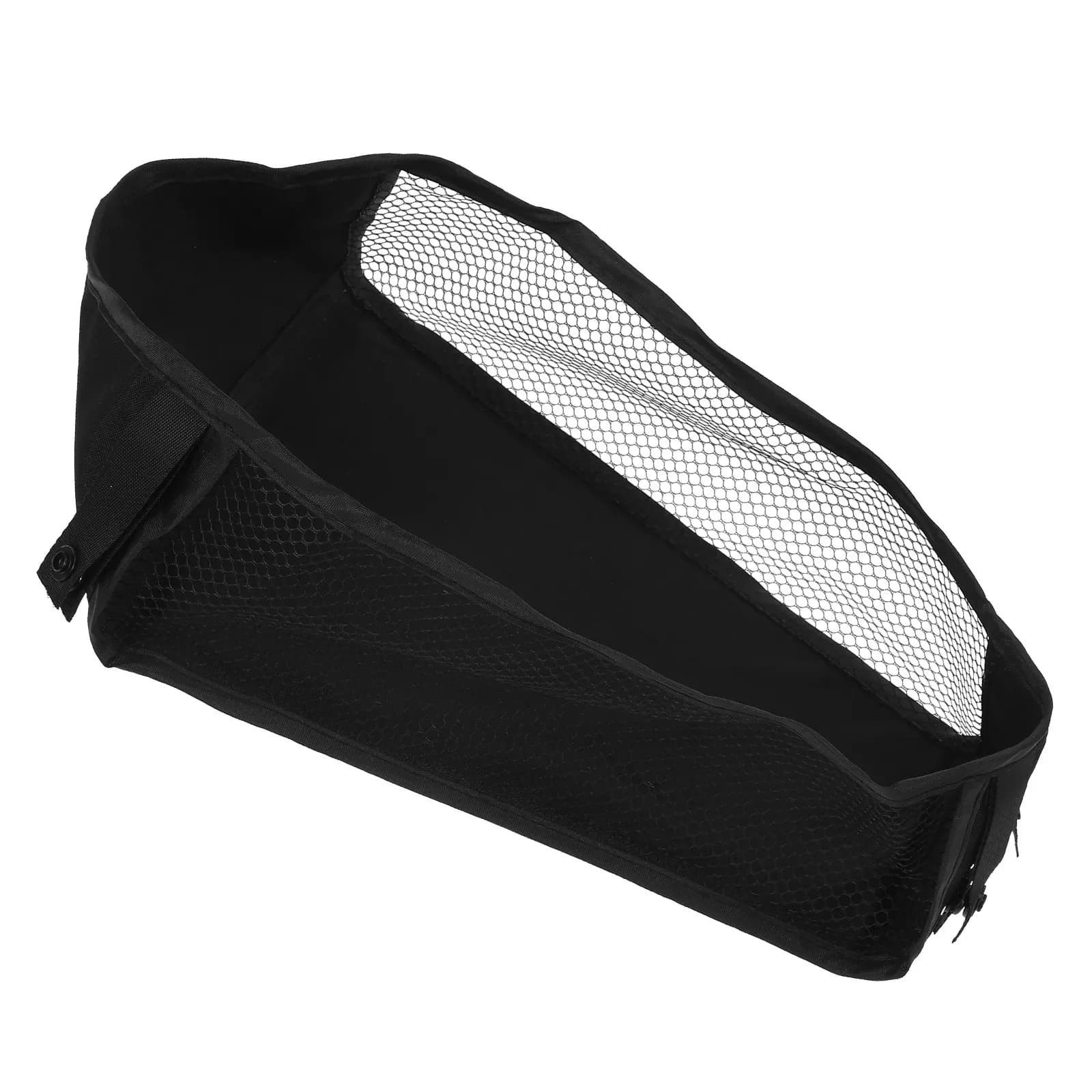 Borsa portaoggetti per passeggino 11x8.33 pollici in tessuto Oxford, organizer da appendere per passeggino, cestino portaoggetti inferiore per pannolini