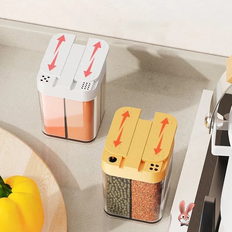Portable Set for Camping Dressings, Container for Pepper and Salt, Bottle for Sauces and Stainless Steel Dressings