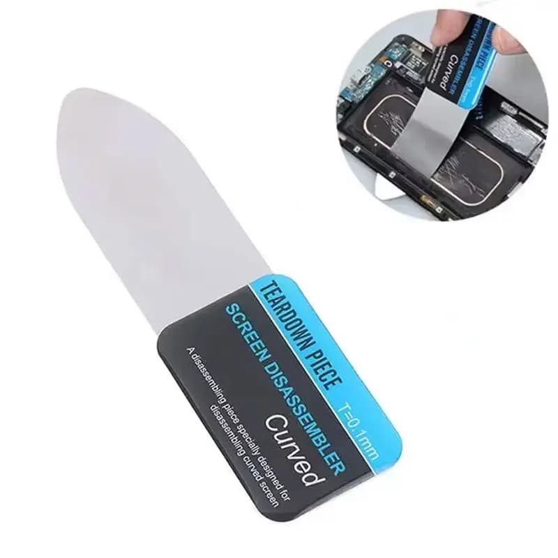 1pc Steel Phone Metal Mobile LCD Screen Curve Spudger Lever Card Opening Ultra Subtile Phone Flexible Mobile Disassemble Tool