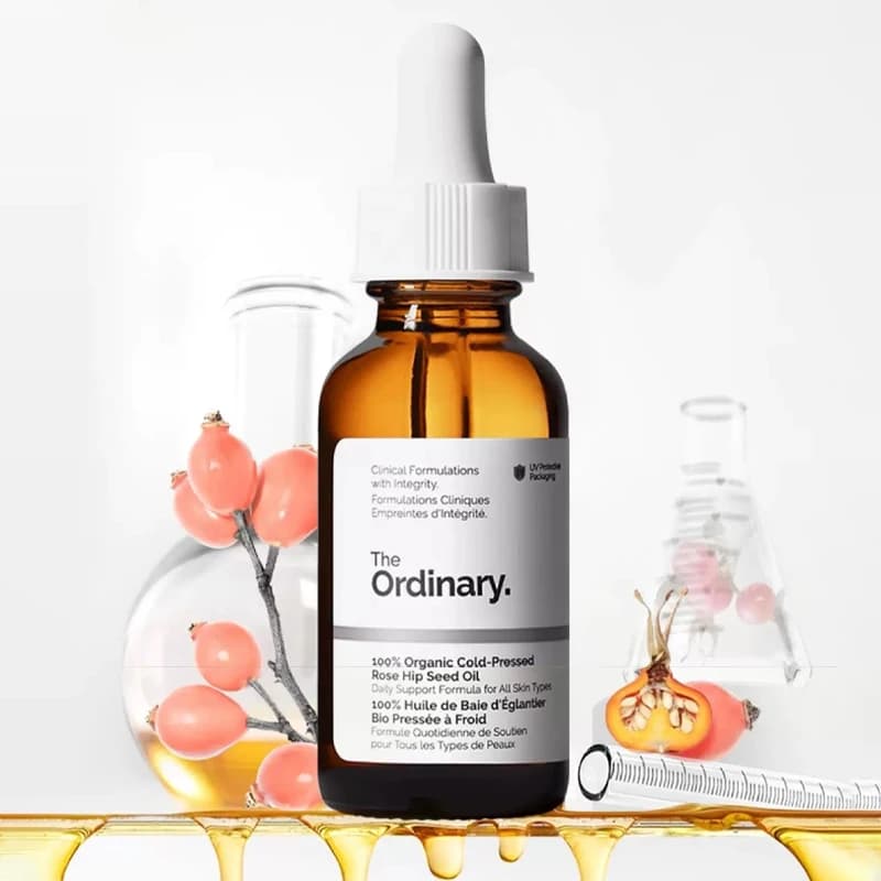 100% organic canine seed oil cold squeezed 30ml Serum face with soothing properties, removes acne stains and illuminates skin
