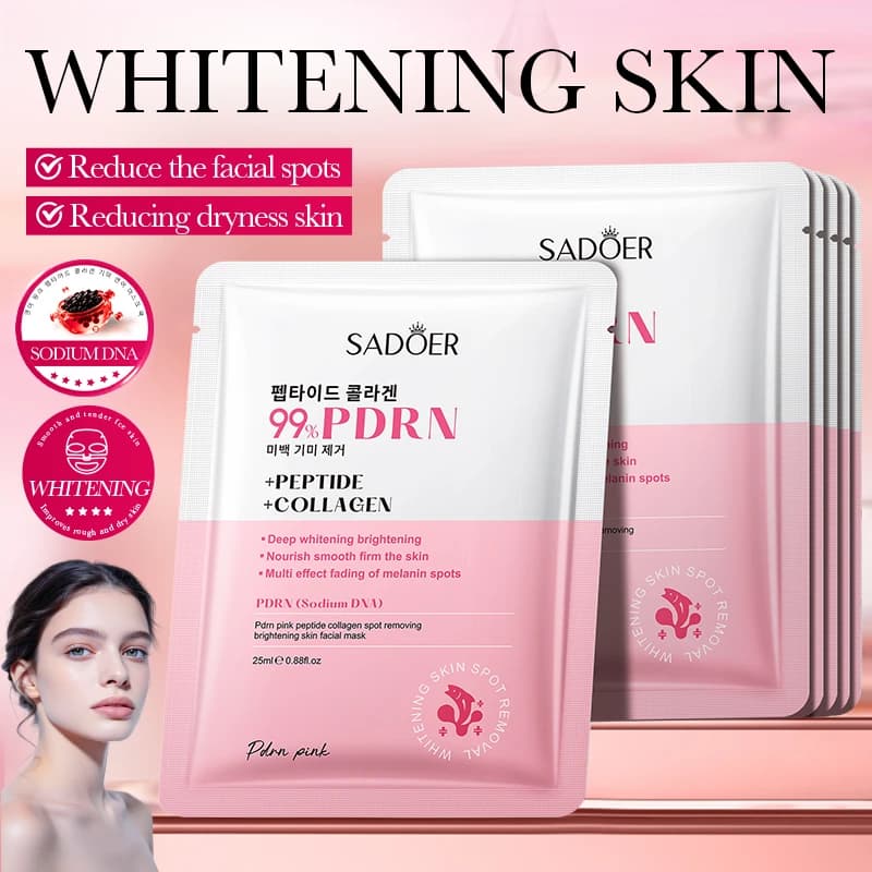 3/5Pcs PDRN Collagen Overnight Face Mask Deep Hydrating Firming Improve Wrinkles Moisturizing Daily Facial Skin Care Products