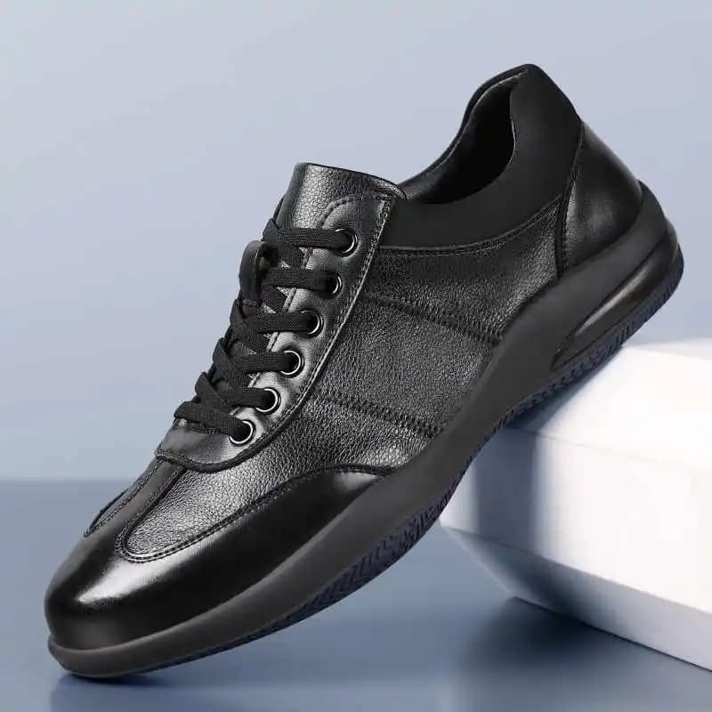 Hip Hop con fori Scarpe semi formali Uomo Oxford Mocassino nero Abiti da cerimonia da uomo Sneakers Offerte sportive all'ingrosso