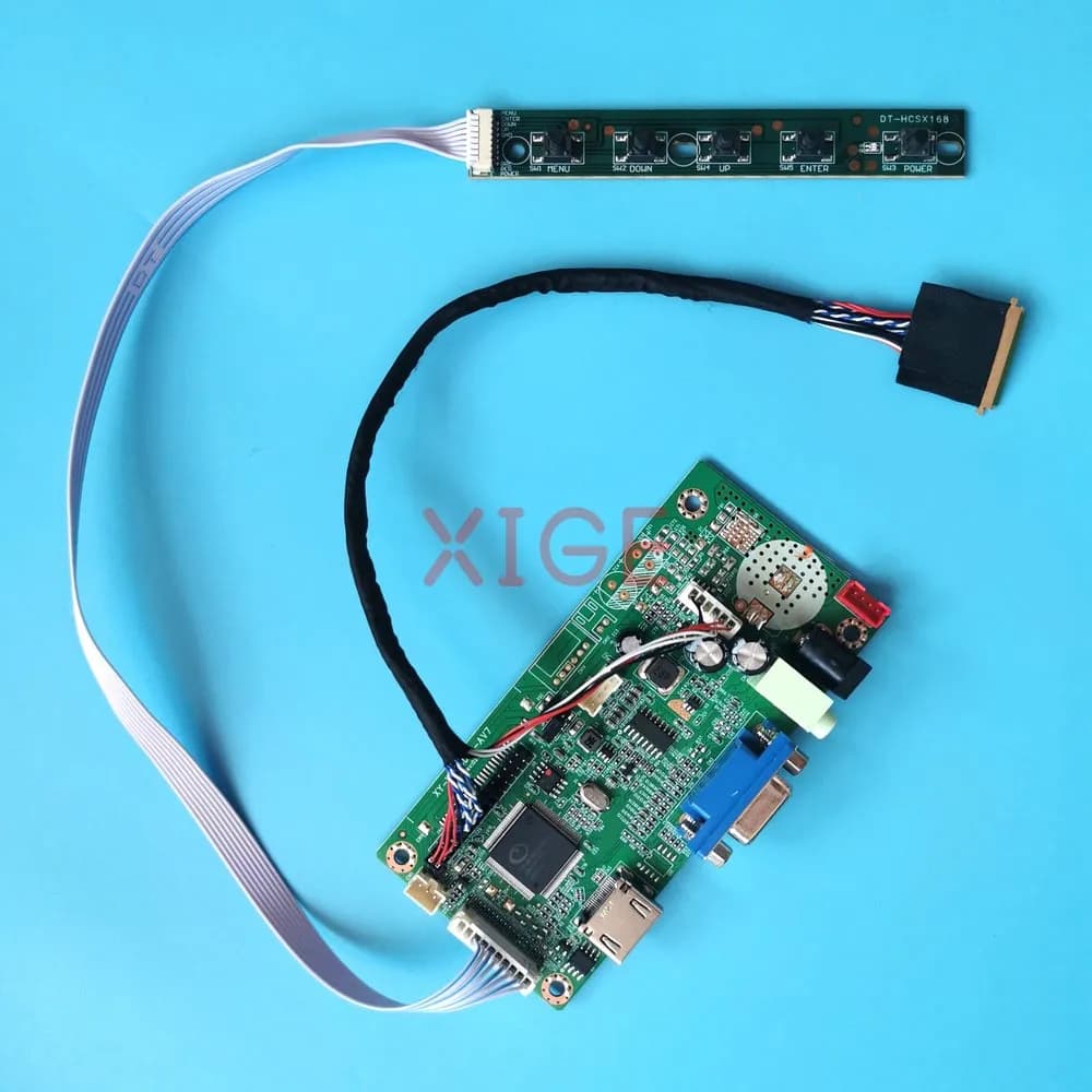 For LTN156AT09-B02/H01/H02/H03 58C Driver Controller Board LVDS 40 Pin Laptop Matrix 1366x768 VGA HDMI-Compatible 15.6" DIY Kit