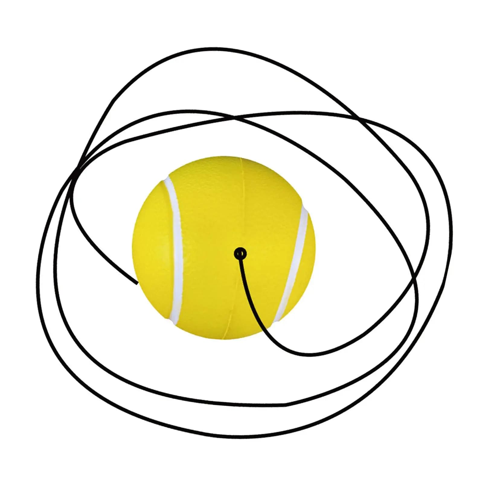 Pallone da allenamento per tennis con corda/tennis rimbalzo/strumento per allenamento per auto-tennis/