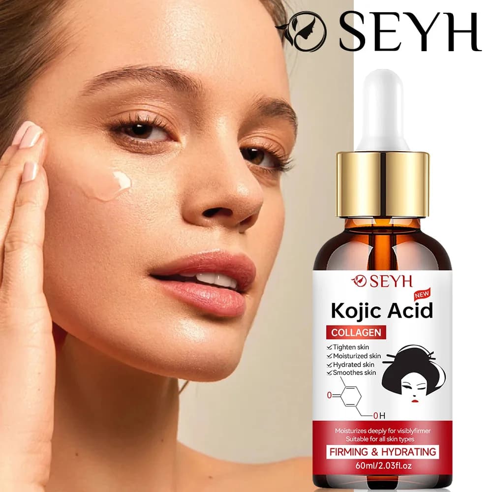 SEYH Liquid Essence to Collagen and Curcuma with Niacinamide and Vitamin C, Scratching, Hydrating, Skin Shader, Suitable for Male Face