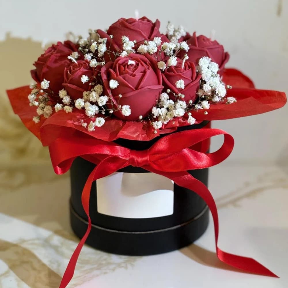 Rose Silicone Mould Flower Resin Mold 3D Bouquet Aromatherapy Candle Making Anniversary Gifts Romantic Wedding Centerpiece Decor