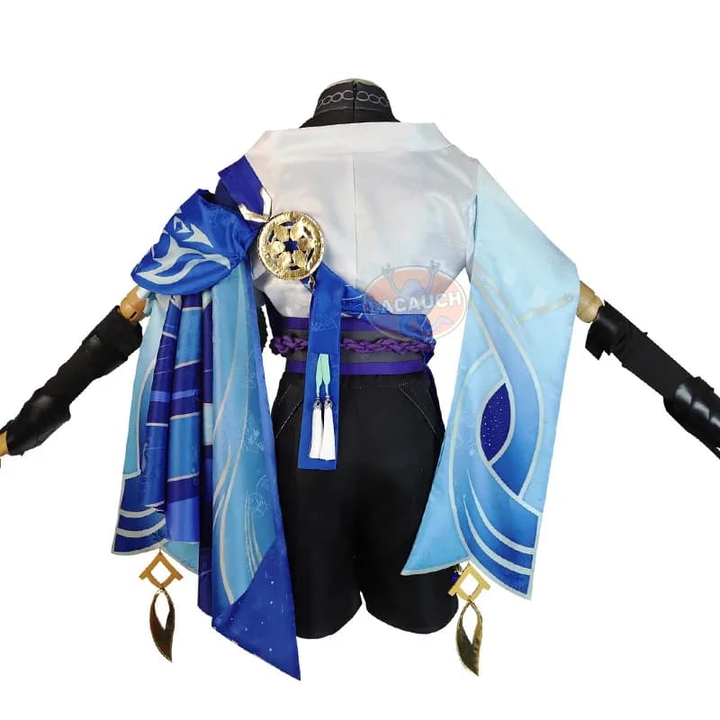 Gioco Impact Cosplay Genshin lmpact Scaramouche Wanderer Costume Cappello Parrucca Uomo Donna Kimono Set Halloween Suit5;c,8'z,6.k;