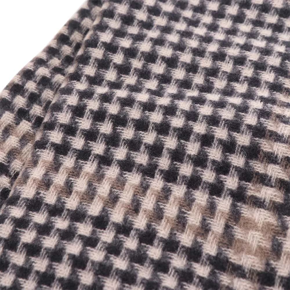Fashion Korean Men's Plaid Scarf Casual Thicken Winter Plaid Scarf Long Warm Checkered Scarf Males