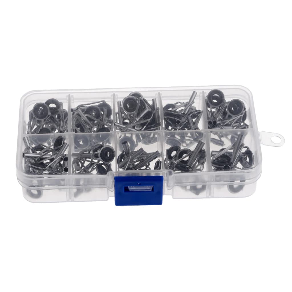 Durable Fishing Rod Eye Ring Rod Tip Set Metal Rod Repair Kit Fishing Equipment for Anglers