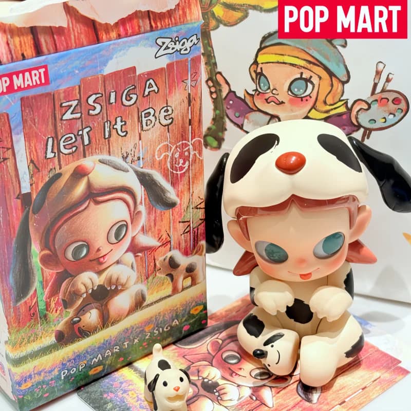 Nuovo POPMART Zsiga Let It Be Serie Cieco Kawaii Box Giocattoli Anime Action Figure Caixa Caja Surprise Mystery Box Bambole Ragazze Regalo