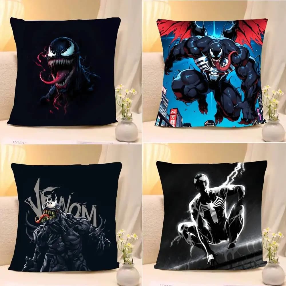 Classic-V-venom-S Movie Throw Pillow Covers Pattern Cushion Cover Suitable For Sofa Bedroom Car Pillow Cover