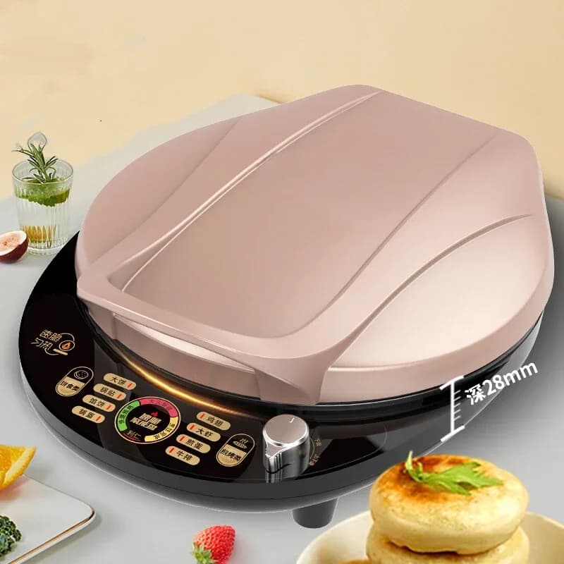 Best Seller FirstElectric Teglia da forno Intelligente Riscaldamento bifacciale 28mm Approfondisci Pancake Padella Griglia Sandwich Colazione Ma