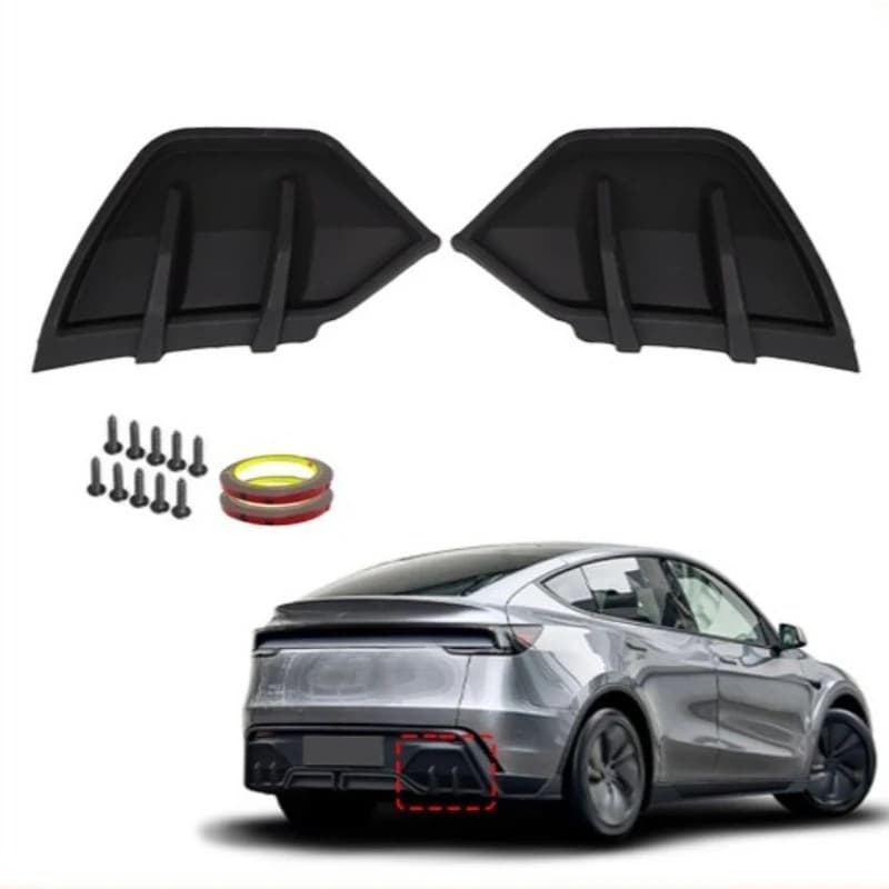 Per Tesla Model Y Juniper 2024-2025: Diffusore Labbro Paraurti Posteriore, Spoiler Alettone, Kit Carrozzeria Inferiore, Accessori Auto Esterni Anti-Collisione