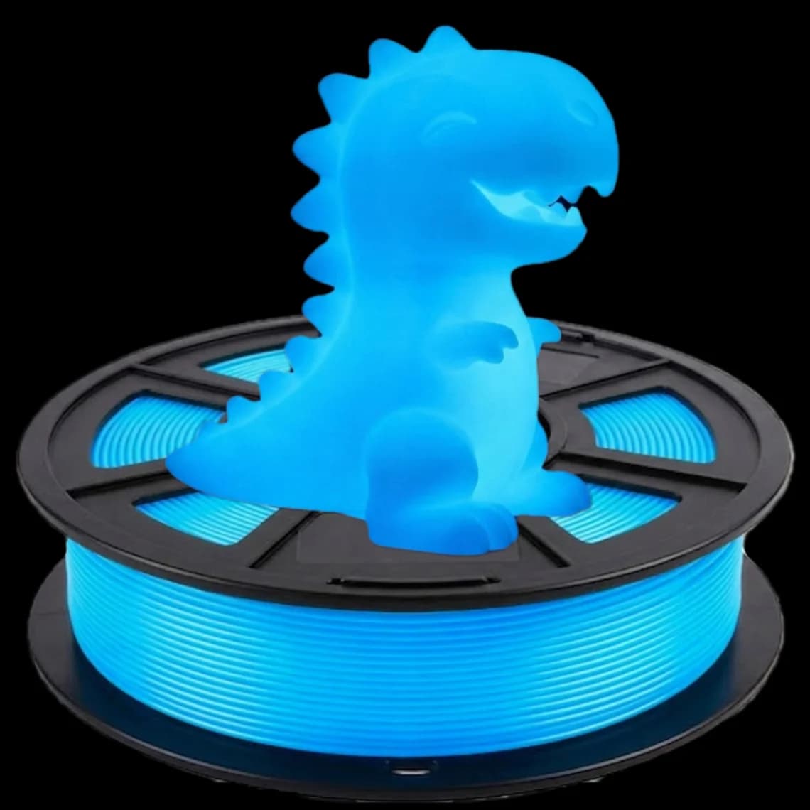 Glow-in-the-Dark High-Speed PLA Filament, 1.75 mm; high-flow filament for high-speed 3D printers; glow-in-the-dark; supports hig