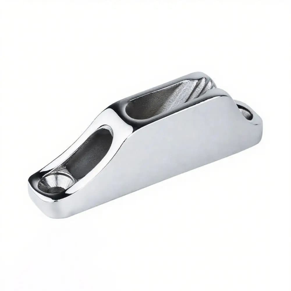 Marine Grade 316 Stainless Steel Rope Cam Cleat Heavy Duty Durable Clam Cleat Mirror Polish Boat Mooring Cleat Yacht