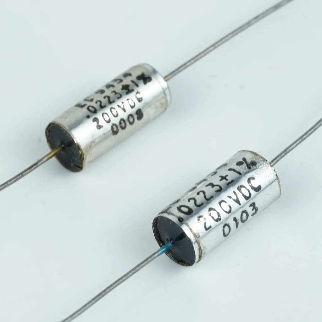 Vintage Style .0223uF 200V Guitar Tone Capacitors, Wax/Paper Audio Tone Caps for Electric Guitar Bass，EC High Precision