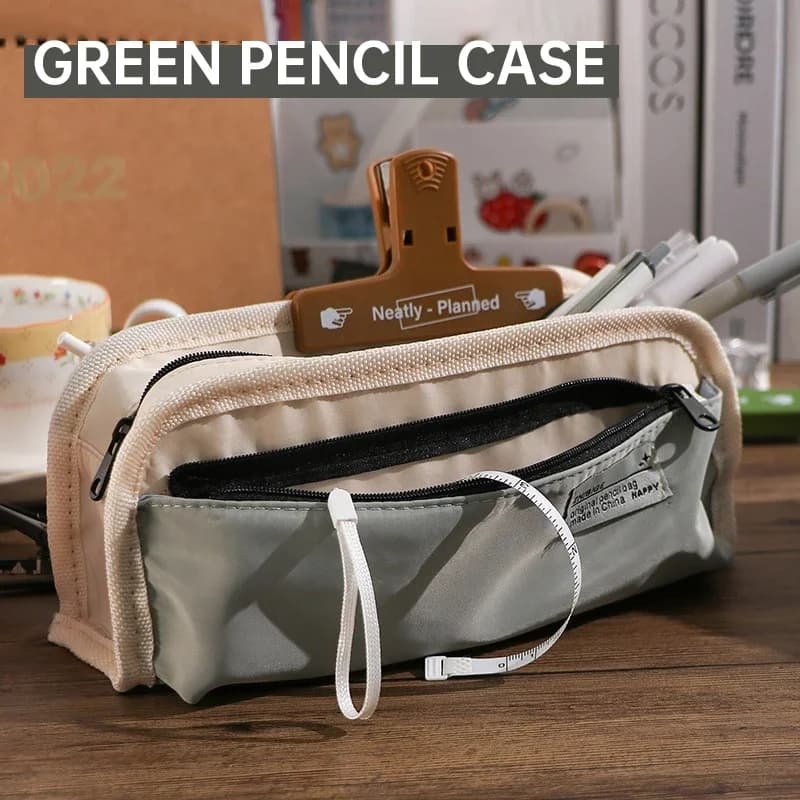 Astuccio di Grande Capacità dal Design Minimalista, Portamatite Carino per Bambini e Ragazze, Articoli di Cancelleria, Materiale Scolastico, Regalo