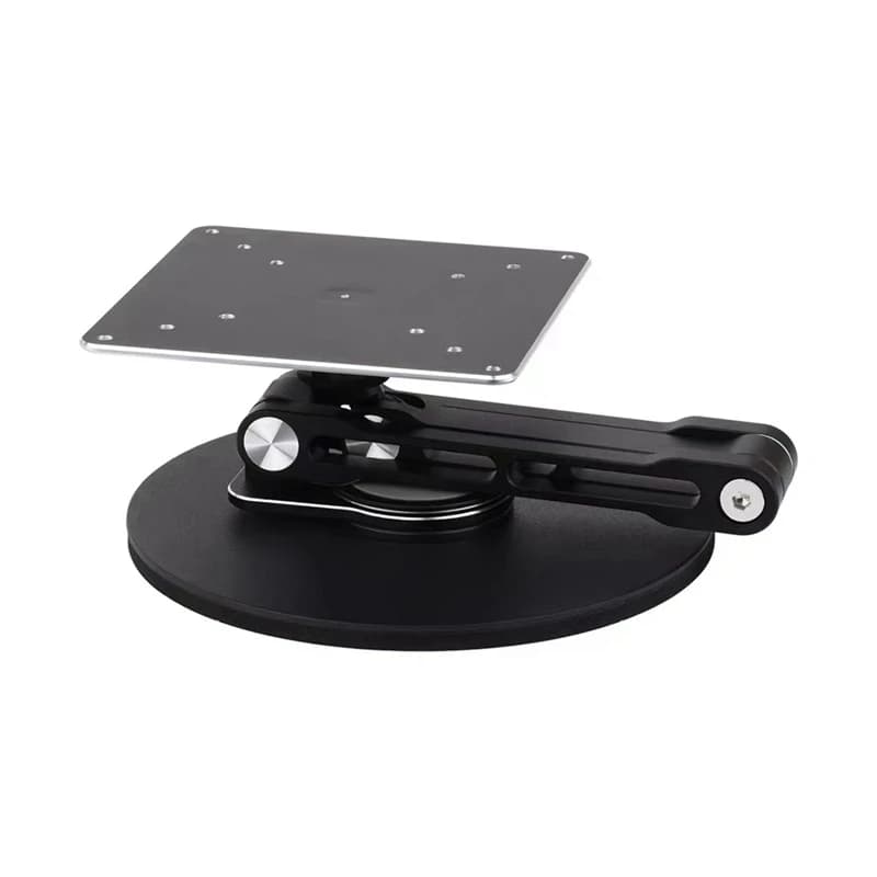 Display desk support Adjustable multirotation portable support compatible with monitors up to 19 inch-ELEC