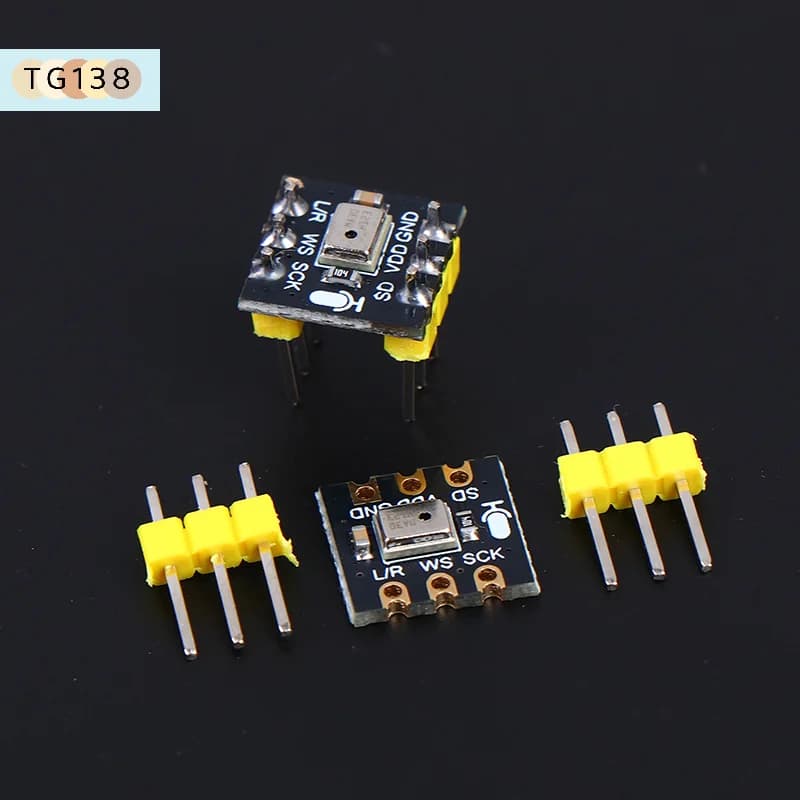 【New】INMP441 Omnidirectional Microphone Module 24 Bit High Precision Low Power I2S Digital Output MEMS Sensor Module For ESP32