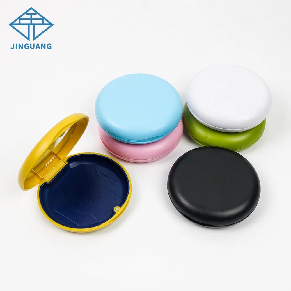 20pcs Denture Storage Box with Magnetic Closing Aligner and Retainer Box Orthodontic Retainer Case False Teeth Container